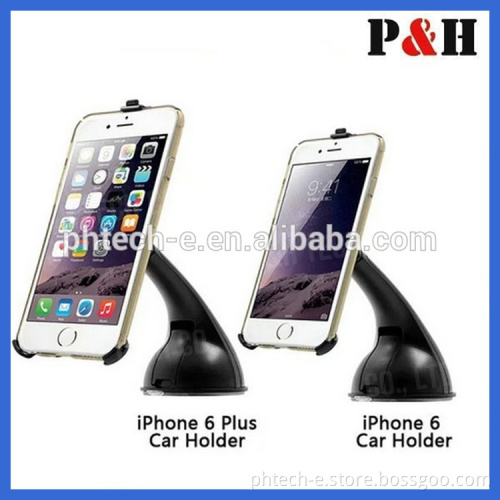 For iPhone 6 Plus Car Windshield Holder with Crystal Case, Case for Apple iPhone6+